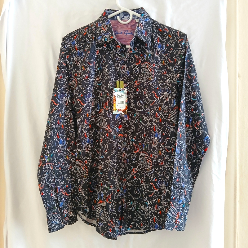 Robert Graham Floral/Paisley Button Up Shirt Luxury